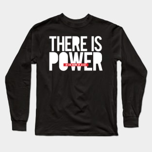 there is power in the name of jesus Long Sleeve T-Shirt